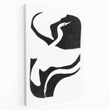 Mid Century Modern Art – Minimalist Retro Abstract Bird Wall Decor