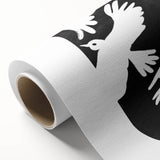 Mid Century Modern Art – Retro Abstract Bird Wall Decor in Black & White