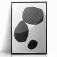 Mid Century Modern Art – Minimalist Geometric Shapes in Black & White