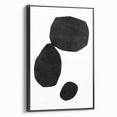 Mid Century Modern Art – Minimalist Geometric Shapes in Black & White