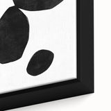 Mid Century Modern Art – Minimalist Geometric Shapes in Black & White