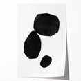Mid Century Modern Art – Minimalist Geometric Shapes in Black & White