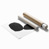 Mid Century Modern Art – Minimalist Geometric Shapes in Black & White