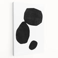Mid Century Modern Art – Minimalist Geometric Shapes in Black & White