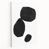 Mid Century Modern Art – Minimalist Geometric Shapes in Black & White