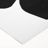 Mid Century Modern Art – Minimalist Geometric Wall Decor in Black & White