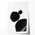 Mid Century Modern Art – Minimalist Geometric Wall Decor in Black & White