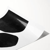 Mid Century Modern Art – Minimalist Geometric Wall Decor in Black & White