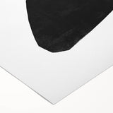 Mid Century Modern Art – Minimalist Abstract Geometric Shapes in Black & White