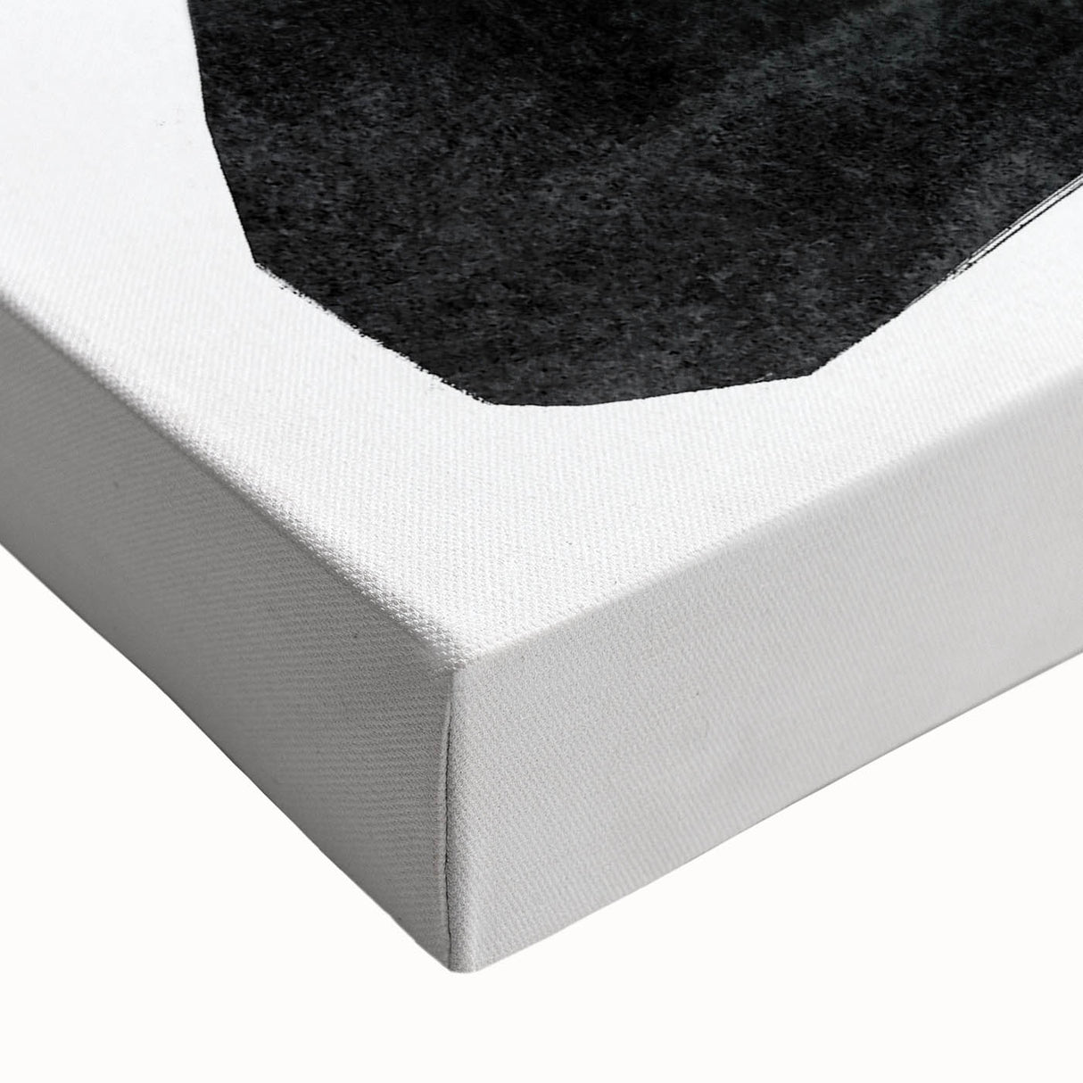 Mid Century Modern Art – Minimalist Abstract Geometric Shapes in Black & White