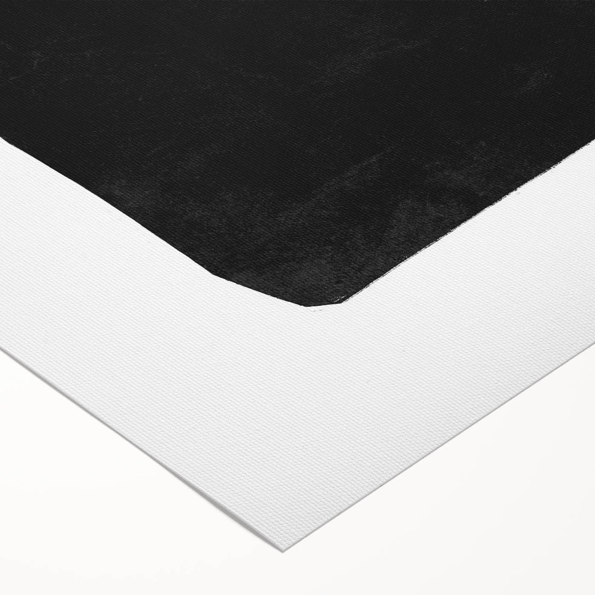 Mid Century Modern Art – Minimalist Abstract Shapes in Black & White