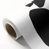 Mid Century Modern Art – Minimalist Abstract Shapes in Black & White