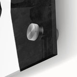 Mid Century Modern Art – Minimalist Abstract Geometric Design in Black & White