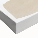 Mid Century Modern Art – Minimalist Geometric Abstract in Warm Earth Tones