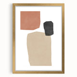 Mid Century Modern Art - Retro Abstract Geometric Wall Decor - Minimalist Style