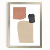 Mid Century Modern Art - Retro Abstract Geometric Wall Decor - Minimalist Style