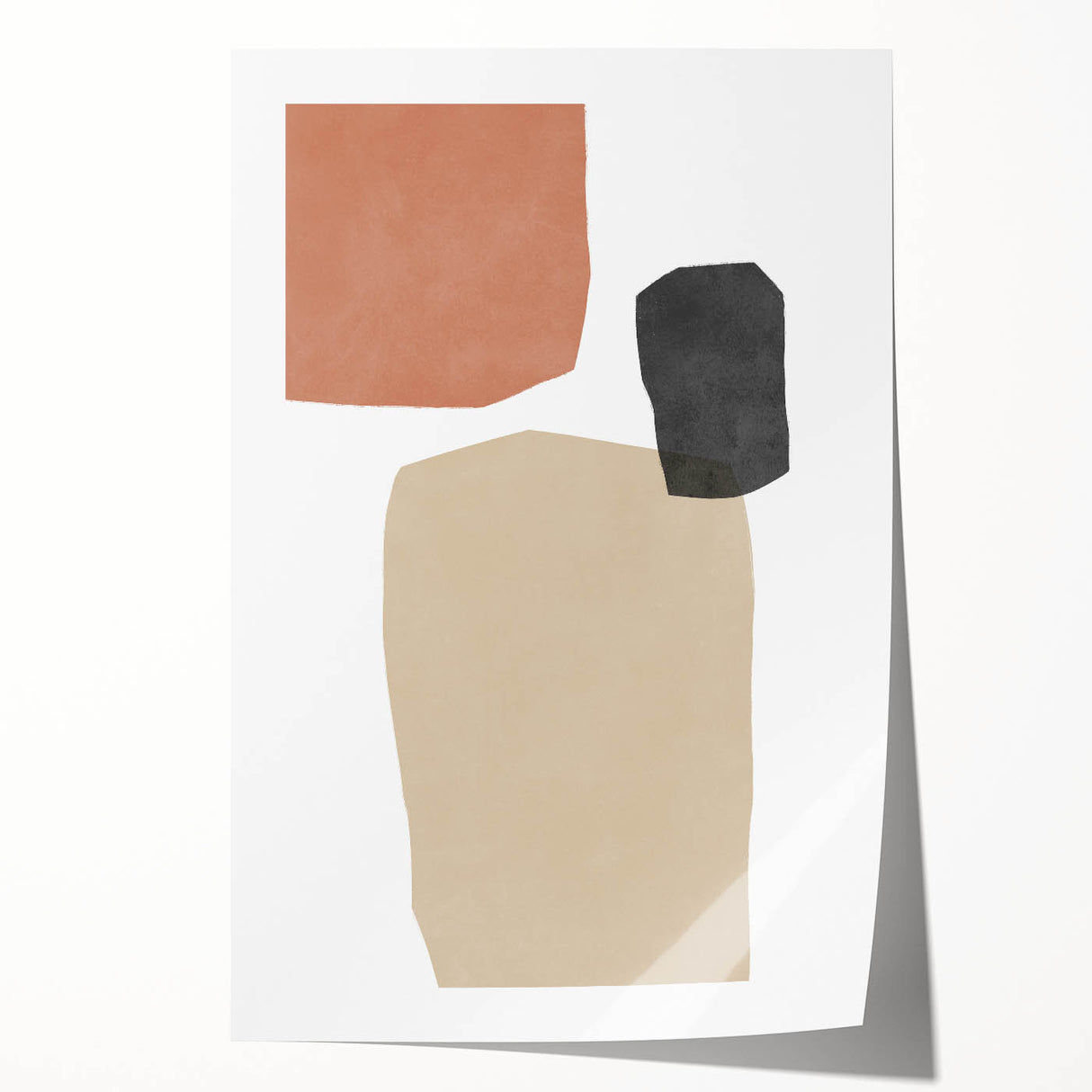 Mid Century Modern Art - Retro Abstract Geometric Wall Decor - Minimalist Style