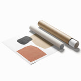 Mid Century Modern Art - Retro Abstract Geometric Wall Decor - Minimalist Style