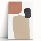 Mid Century Modern Art - Retro Abstract Geometric Wall Decor - Minimalist Style