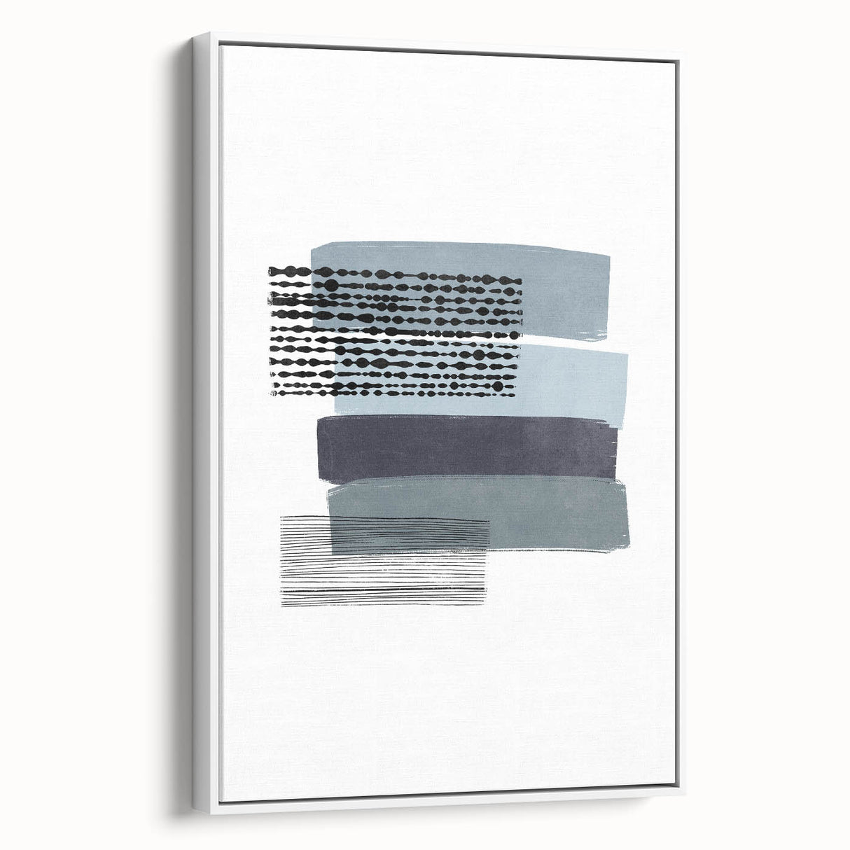 Mid Century Modern Art - Retro Geometric Wall Decor - Abstract Minimalist