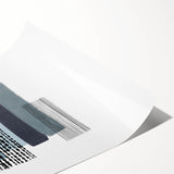 Mid Century Modern Art - Retro Geometric Wall Decor - Abstract Minimalist