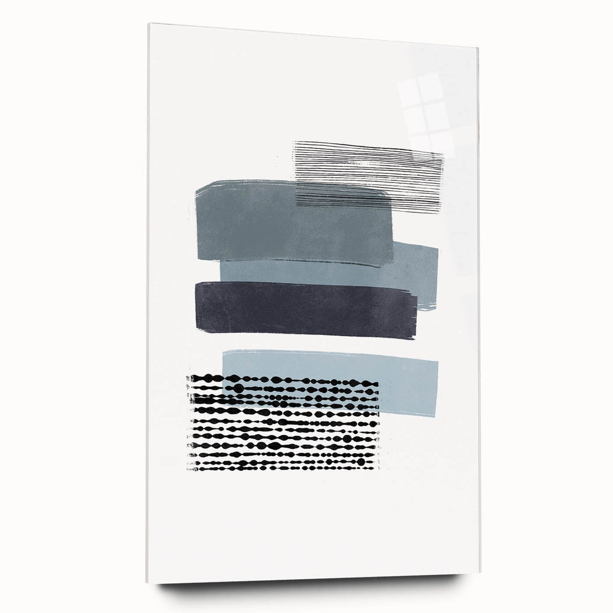 Mid Century Modern Art - Minimalist Retro Geometric Wall Decor - Abstract