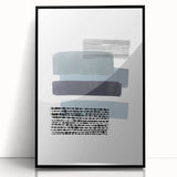 Mid Century Modern Art - Minimalist Retro Geometric Wall Decor - Abstract