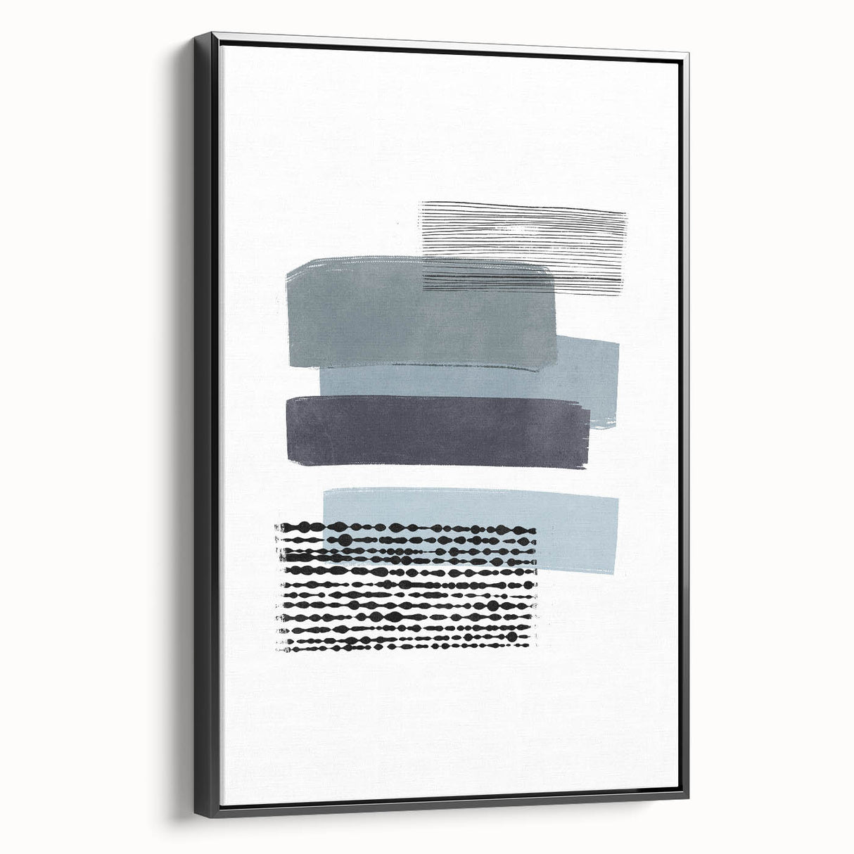 Mid Century Modern Art - Minimalist Retro Geometric Wall Decor - Abstract