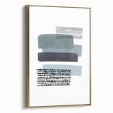 Mid Century Modern Art - Minimalist Retro Geometric Wall Decor - Abstract