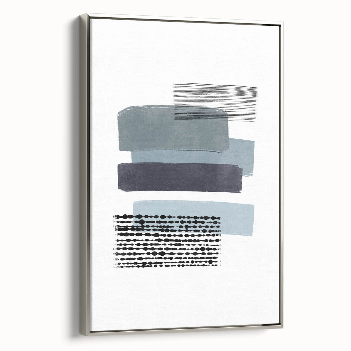 Mid Century Modern Art - Minimalist Retro Geometric Wall Decor - Abstract