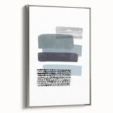 Mid Century Modern Art - Minimalist Retro Geometric Wall Decor - Abstract