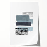 Mid Century Modern Art - Minimalist Retro Geometric Wall Decor - Abstract