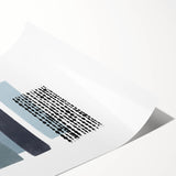 Mid Century Modern Art - Minimalist Retro Geometric Wall Decor - Abstract