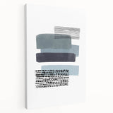 Mid Century Modern Art - Minimalist Retro Geometric Wall Decor - Abstract