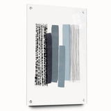 Mid Century Modern Art - Abstract Geometric Wall Decor - Minimalist Design