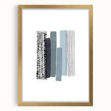 Mid Century Modern Art - Abstract Geometric Wall Decor - Minimalist Design