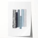 Mid Century Modern Art - Abstract Geometric Wall Decor - Minimalist Design