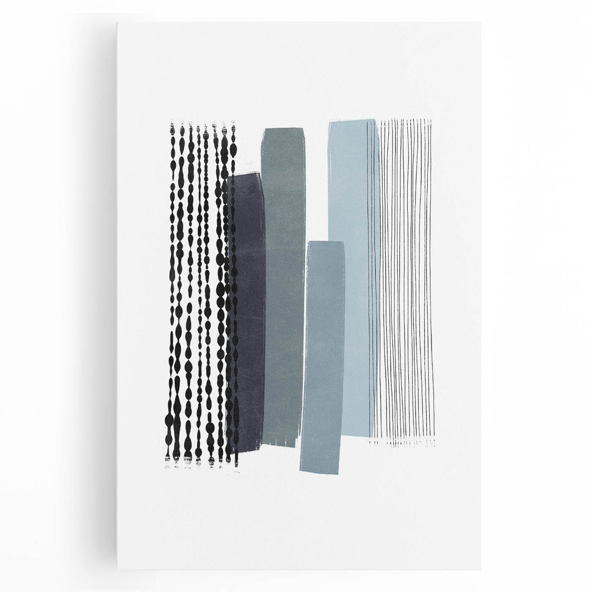 Mid Century Modern Art - Abstract Geometric Wall Decor - Minimalist Design