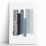 Mid Century Modern Art - Abstract Geometric Wall Decor - Minimalist Design