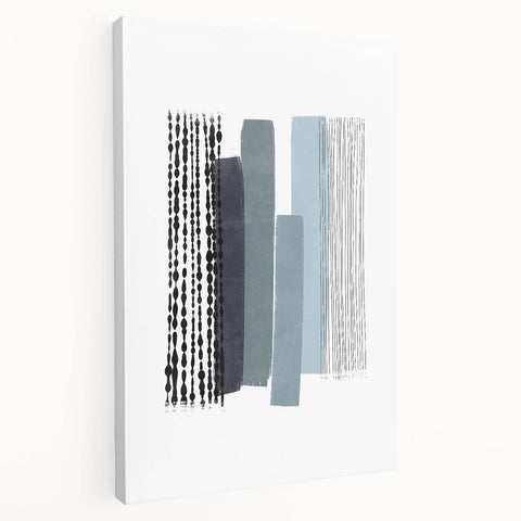 Mid Century Modern Art - Abstract Geometric Wall Decor - Minimalist Design