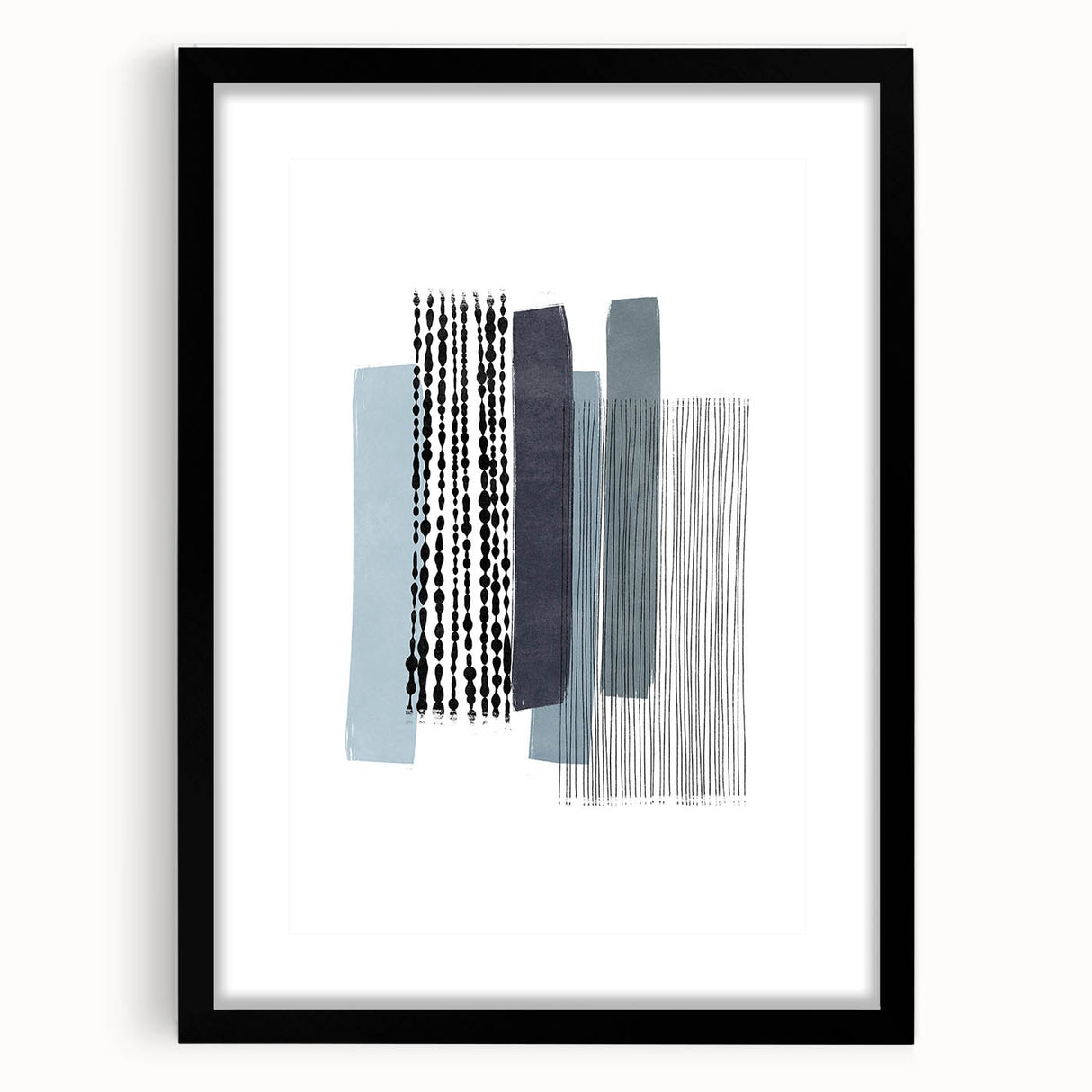 Mid Century Modern Art - Abstract Geometric Wall Decor - Retro Minimalist