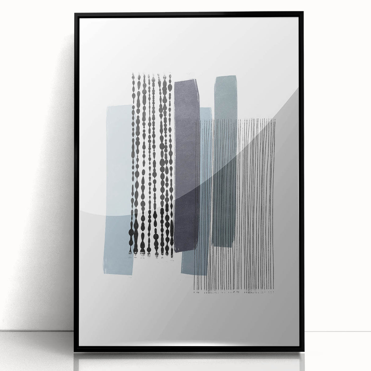 Mid Century Modern Art - Abstract Geometric Wall Decor - Retro Minimalist