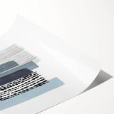 Mid Century Modern Art - Abstract Geometric Wall Decor - Retro Minimalist