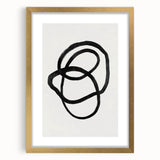 Mid Century Modern Art | Abstract Minimalist Geometric Wall Decor