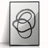 Mid Century Modern Art | Abstract Minimalist Geometric Wall Decor