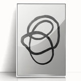 Mid Century Modern Art | Abstract Minimalist Geometric Wall Decor