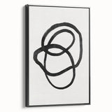 Mid Century Modern Art | Abstract Minimalist Geometric Wall Decor