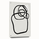 Mid Century Modern Art | Abstract Minimalist Line Art Wall Decor