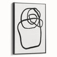 Mid Century Modern Art | Abstract Minimalist Line Art Wall Decor