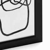 Mid Century Modern Art | Abstract Minimalist Line Art Wall Decor